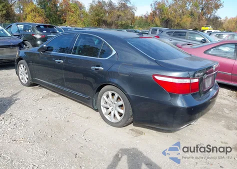 2007 Lexus Ls 460 z USA, uszkodzony, nr VIN JTHBL46F675009624